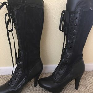Black Steampunk boots
